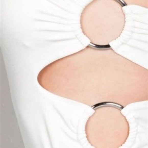 STRAPLESS WHITE SWIMSUIT - Picture 3 of 4